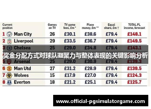奖金分配方式对球队凝聚力与整体表现的关键影响分析