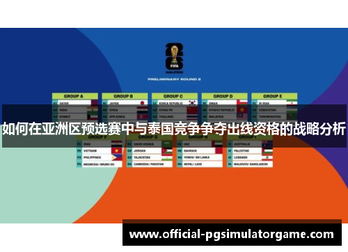 如何在亚洲区预选赛中与泰国竞争争夺出线资格的战略分析
