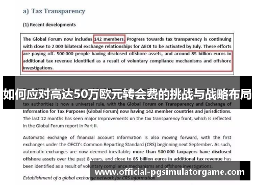 如何应对高达50万欧元转会费的挑战与战略布局