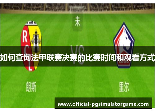 如何查询法甲联赛决赛的比赛时间和观看方式